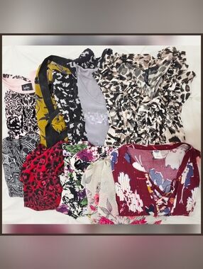 Mixed Women Tops - Assorted Colors and Prints SIZE SMALL